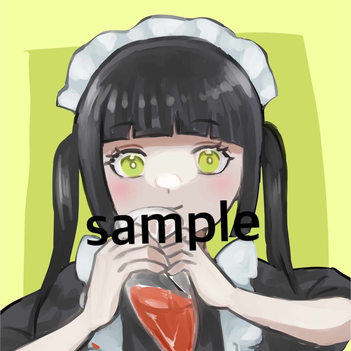 アイコンイラスト描きます かわいい女の子・かわいい男の子の有償アイコンイラスト イメージ2