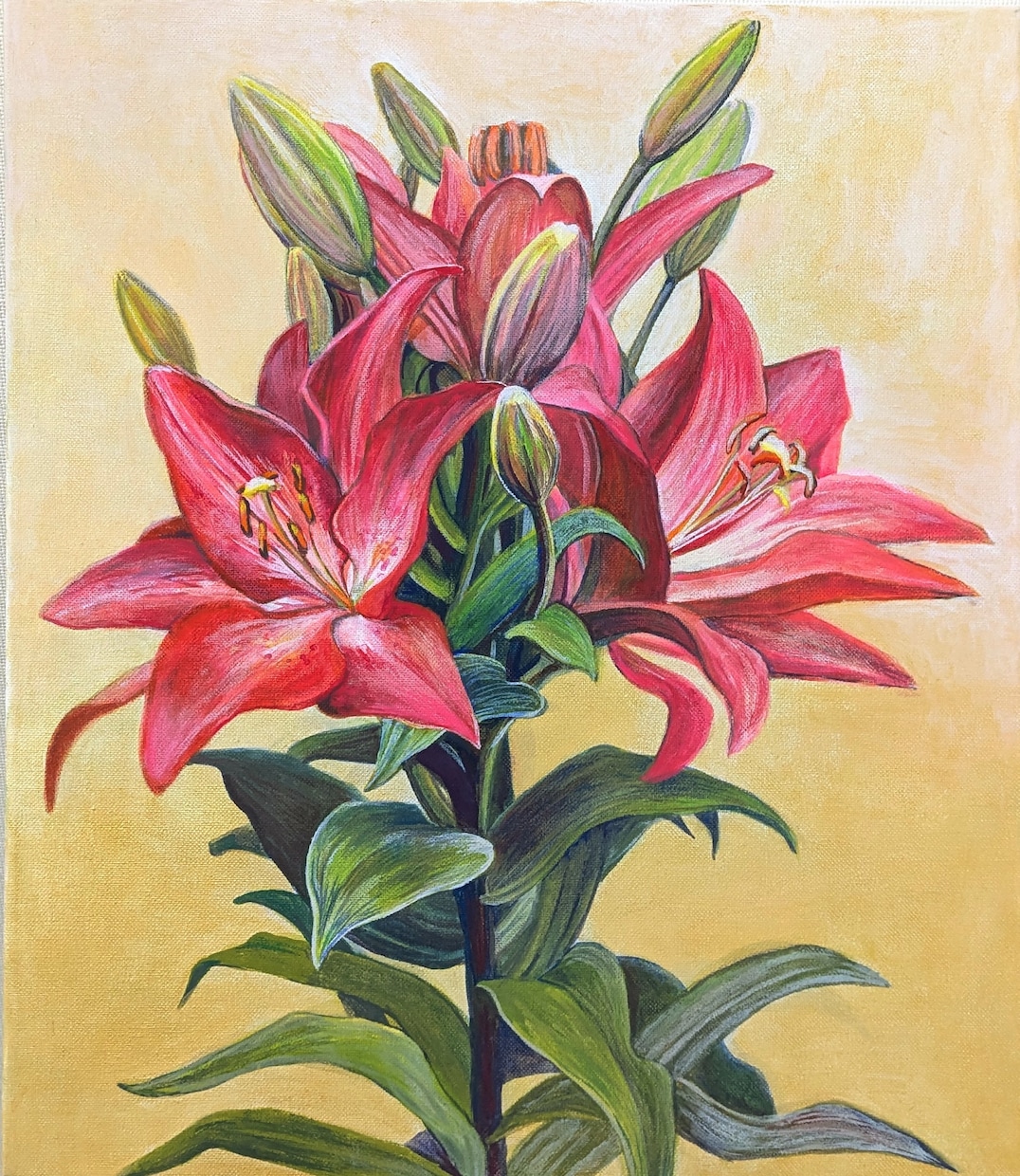 庭の花、ペット等描きます そのまま飾れる。プレゼント・記念品に。 イメージ1