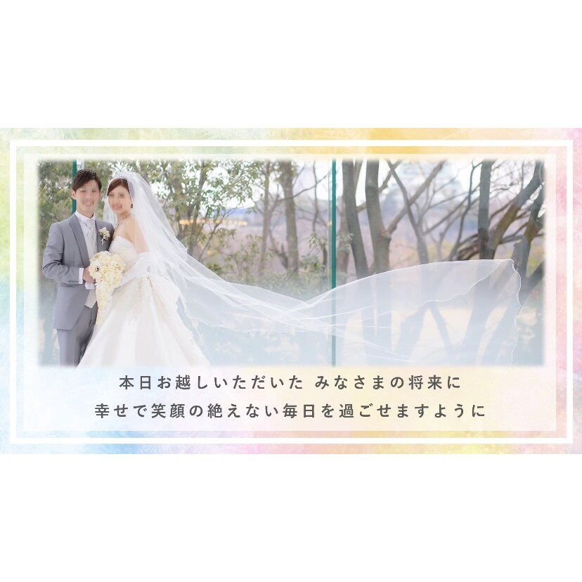 プロ品質★オシャレなプロフィールムービー作ります 【特別価格10月迄】結婚式に♪シンプルなウェディングムービー イメージ9