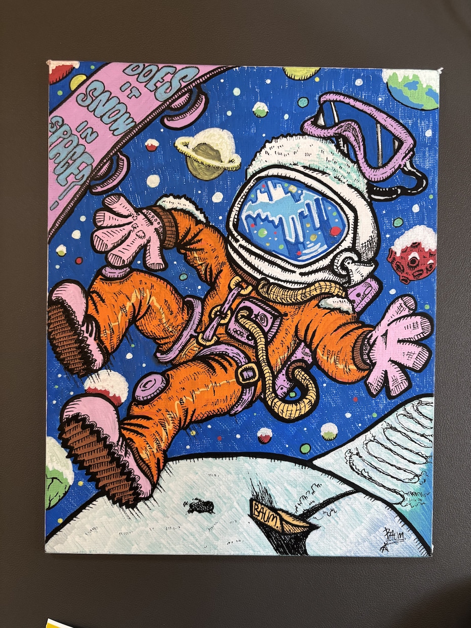 アナログで一枚絵を描かせていただきます ちょっと不気味でポップな絵をアナログで描いています！ イメージ2