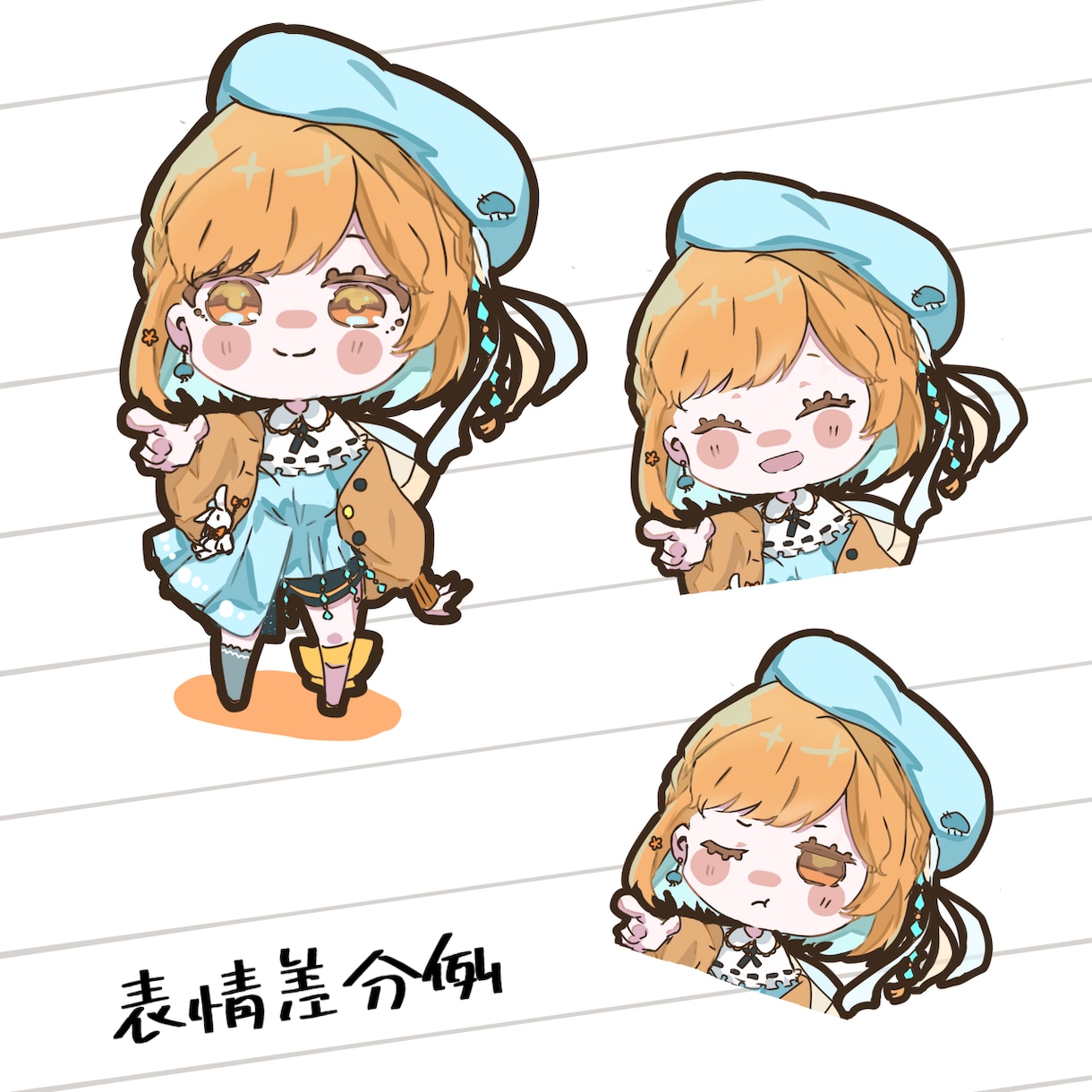 もちもちゆるゆるなミニキャライラスト作成します ポップで柔らかい雰囲気のデフォルメはいかがでしょうか？ イメージ2