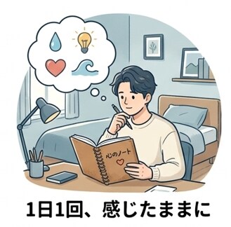否定ゼロで優しく受け止めます 1日1回吐き出すだけ◎思考と感情を整える秘密の交換日記です イメージ2