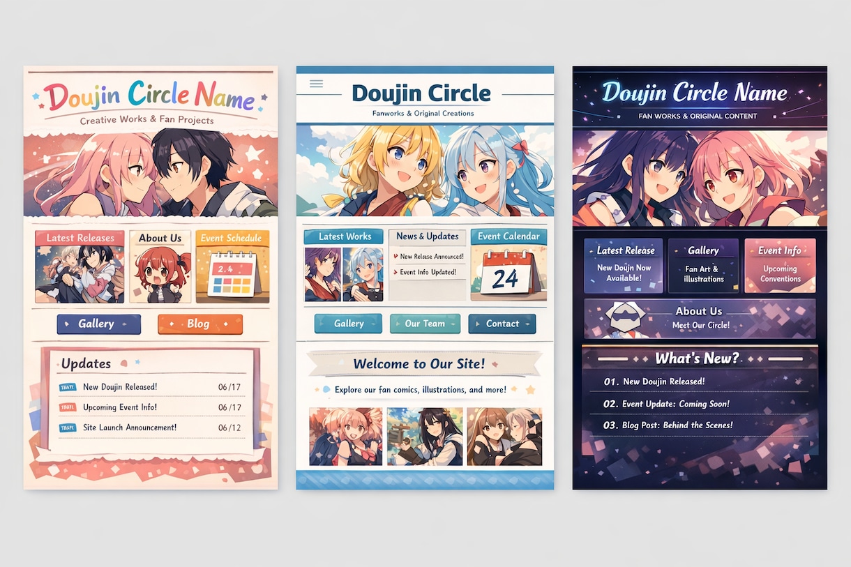 創作・ポートフォリオ特化したHPを販売します 創作・ポートフォリオに最適WordPressオリジナルテーマ イメージ1
