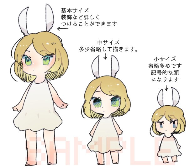 個人的な商用利用ができます デフォルメキャラクターデザイン致します。 イメージ2