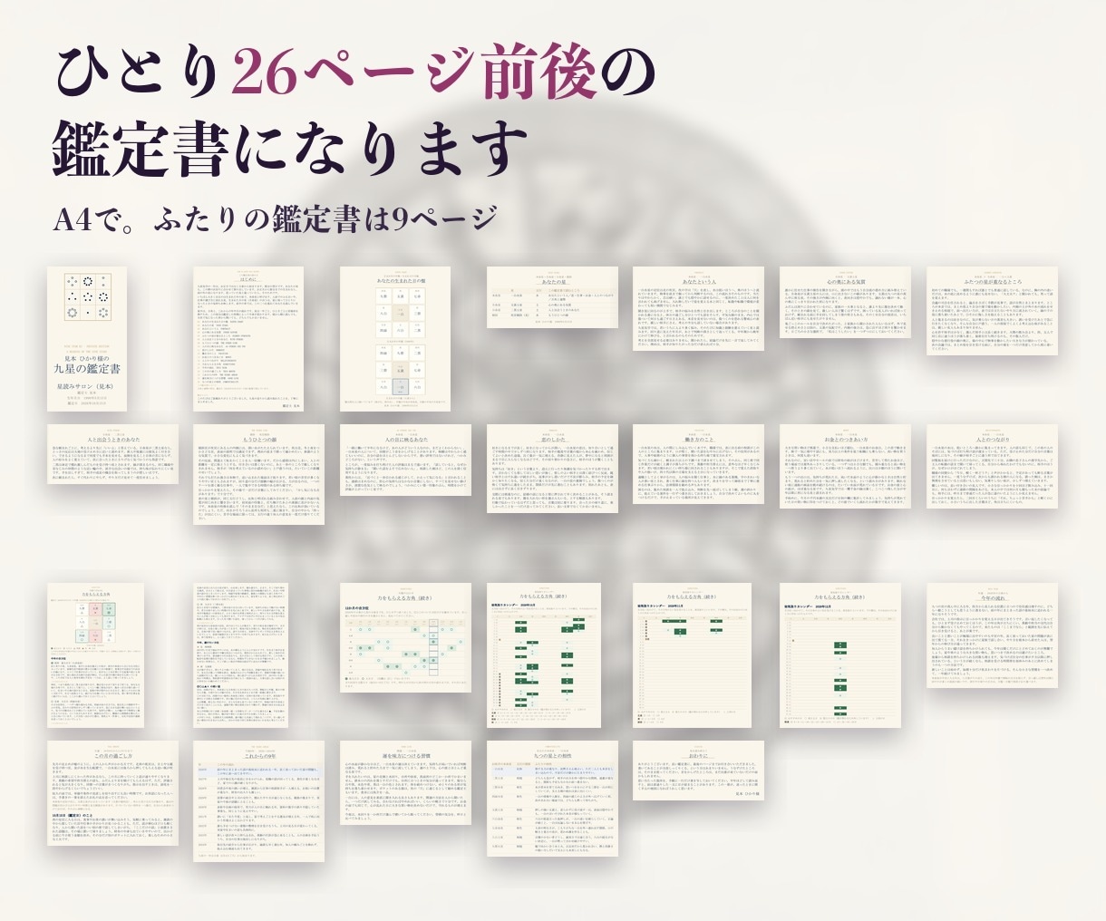 Excelで九星気学の鑑定書を自動で作れます 盤と吉方位を学んで、そのまま鑑定に使える｜屋号入り イメージ3