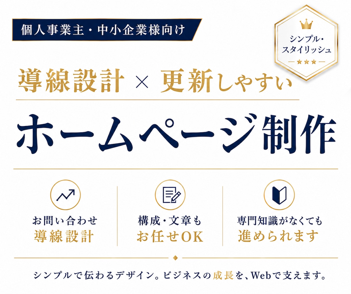 お問い合わせ導線を設計したホームページを制作します 丁寧なヒアリングからスタート。初めての方もご安心ください！ イメージ1