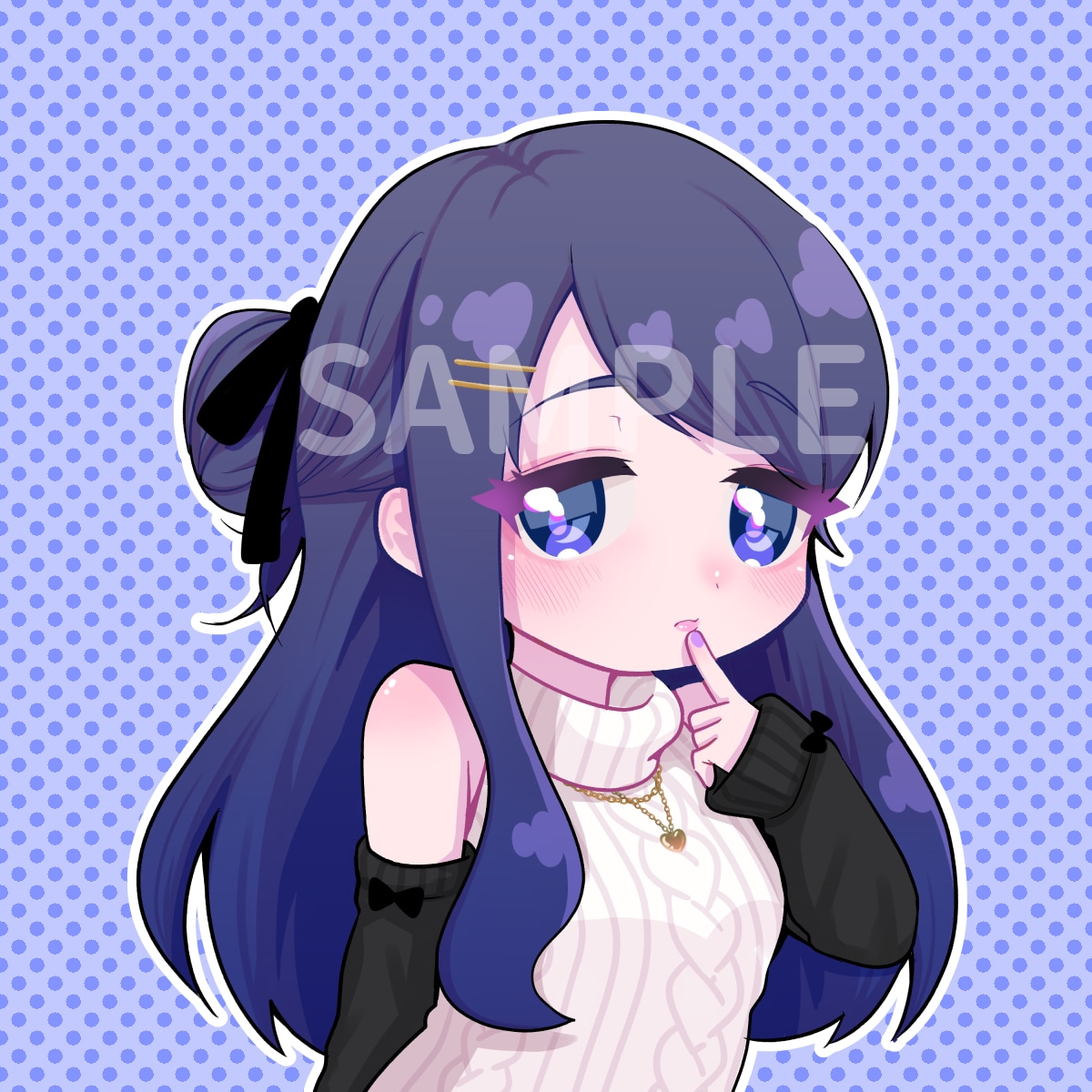 最短5日⭐︎ＳＮＳアイコンお描きします あざと可愛い女の子からカッコいい男性キャラまで幅広く描きます イメージ5