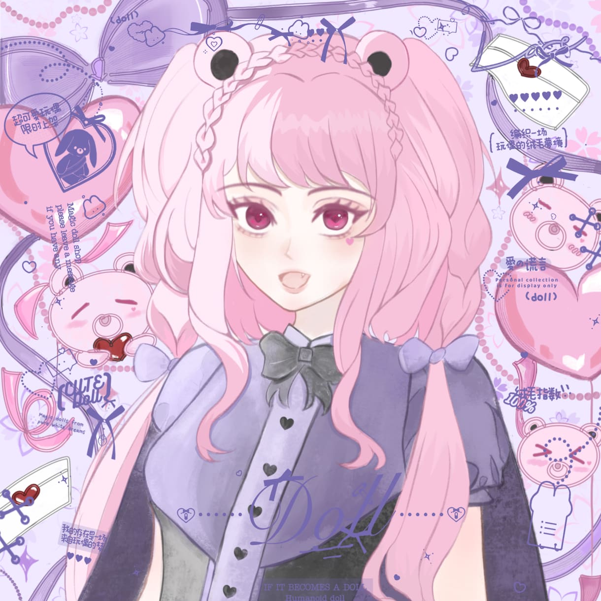 アニメのキャラクターを描いたアイコンます アイコンのカスタマイズ アニメのキャラクターを描いたアイコン イメージ3