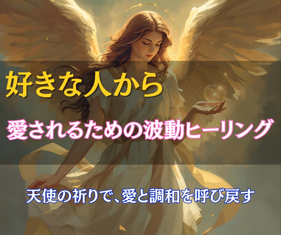 好きな人から追われるようにヒーリングを送ります 彼の視線も心も、あなたから離れられなくなる。 イメージ1