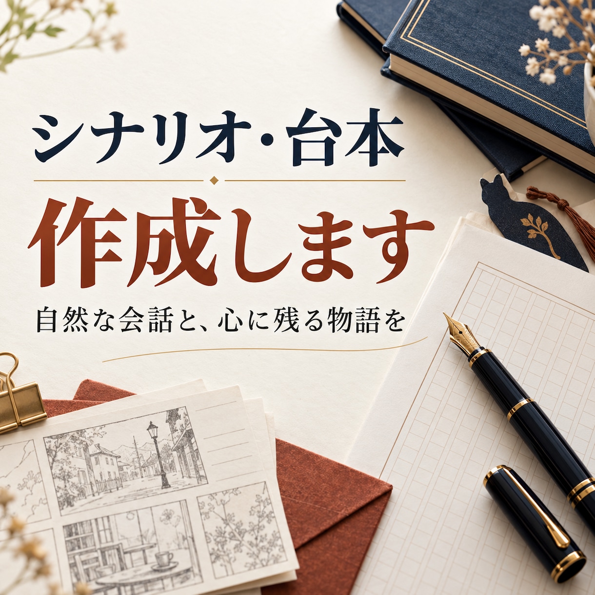 感情が伝わる漫画・動画シナリオを丁寧に書きます 恋愛・人間ドラマ・スカッと系自然な会話と心理描写で物語を作成 イメージ1