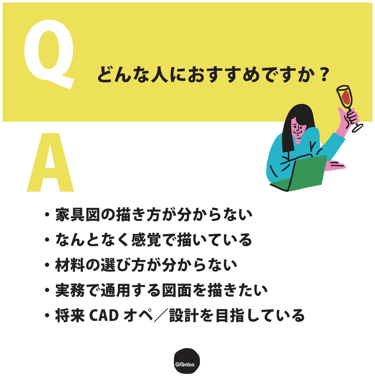 現役建築士が初心者向け家具図をレクチャーします 【データ納品】建築歴14年｜CADオペ設計志望向け｜造作家具 イメージ2