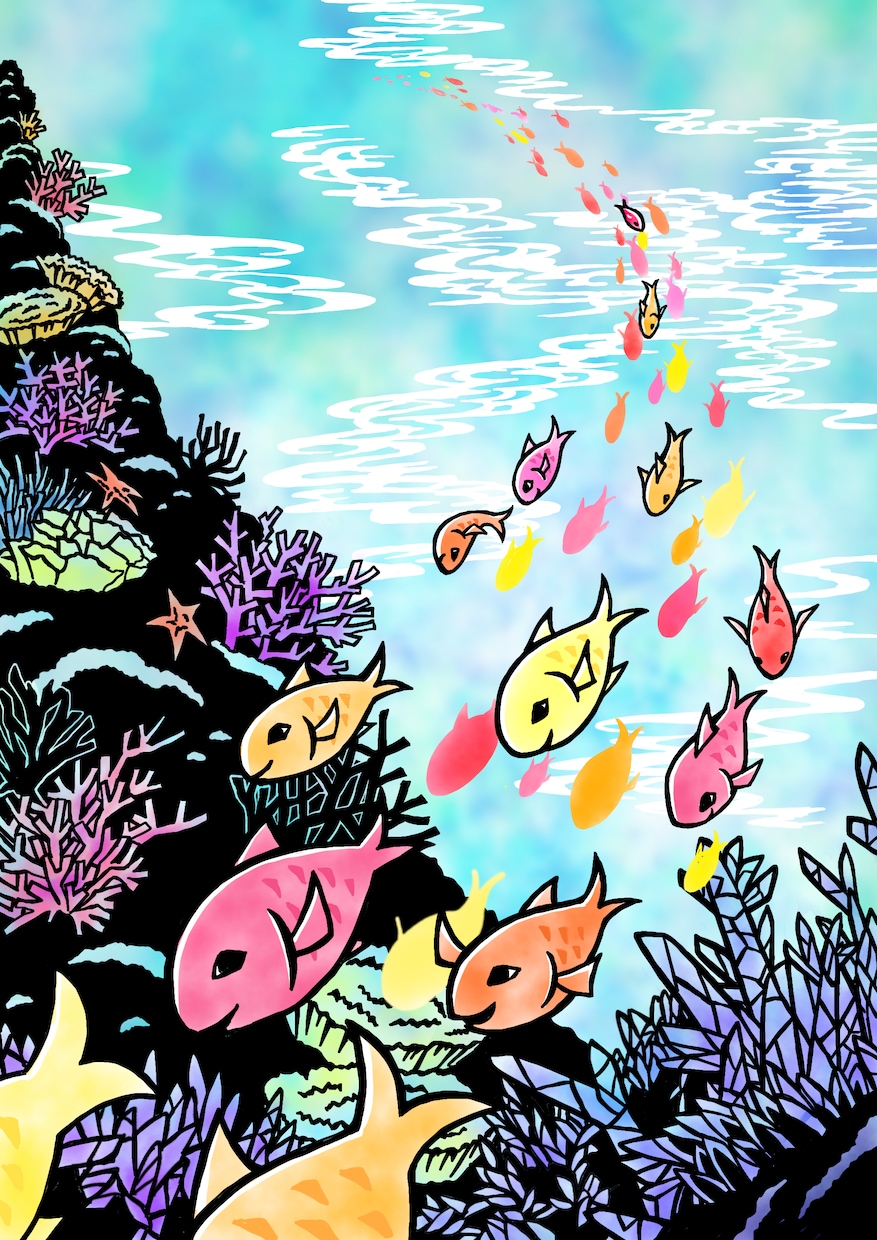 絵本の挿絵お描きします 水彩画、切り絵風のイラストであなたの絵本の世界を表現します イメージ8