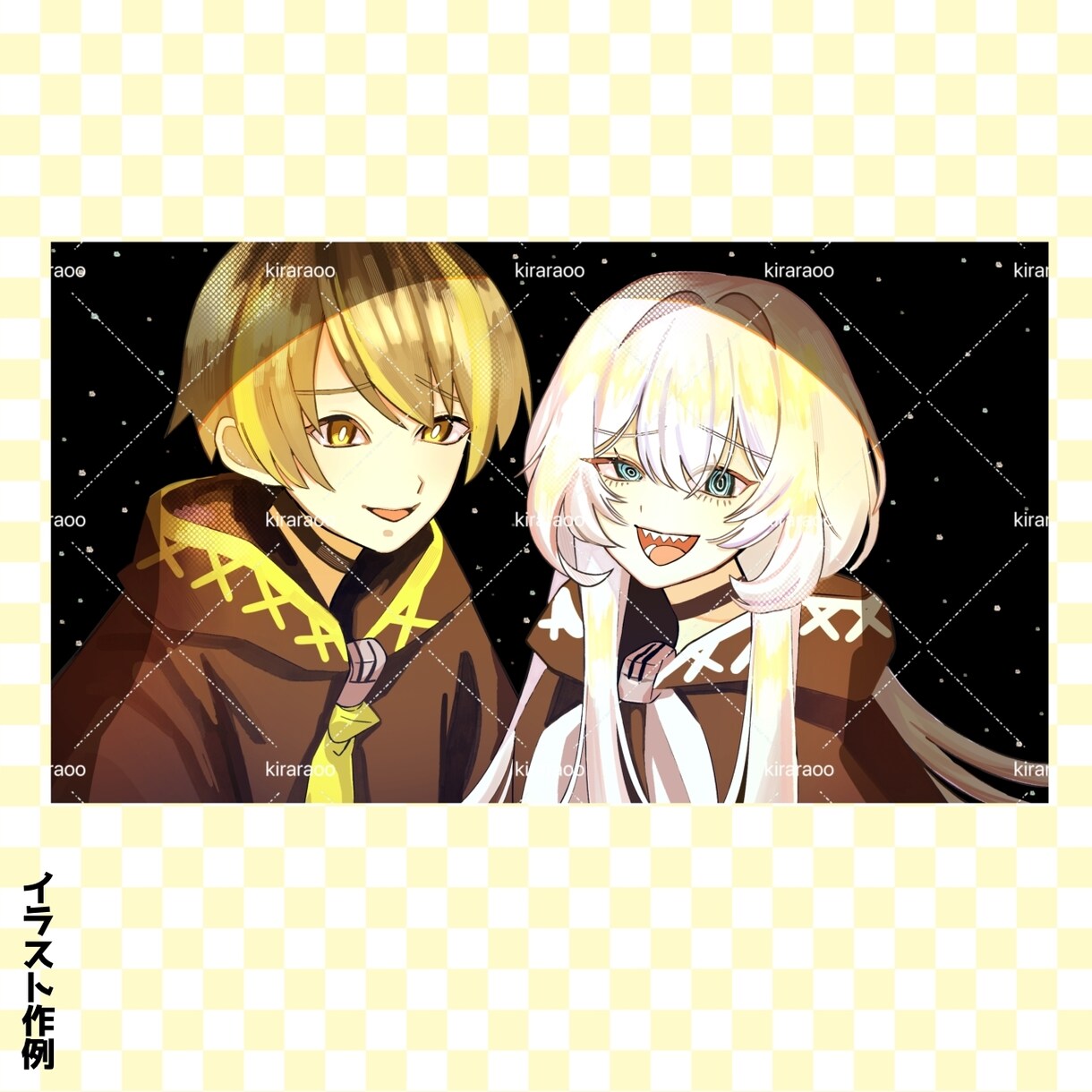 可愛いアイコン.サムネ.立ち絵etc.お描きします 背景込みの1枚絵もキャラクターイラストも作成します！ イメージ8