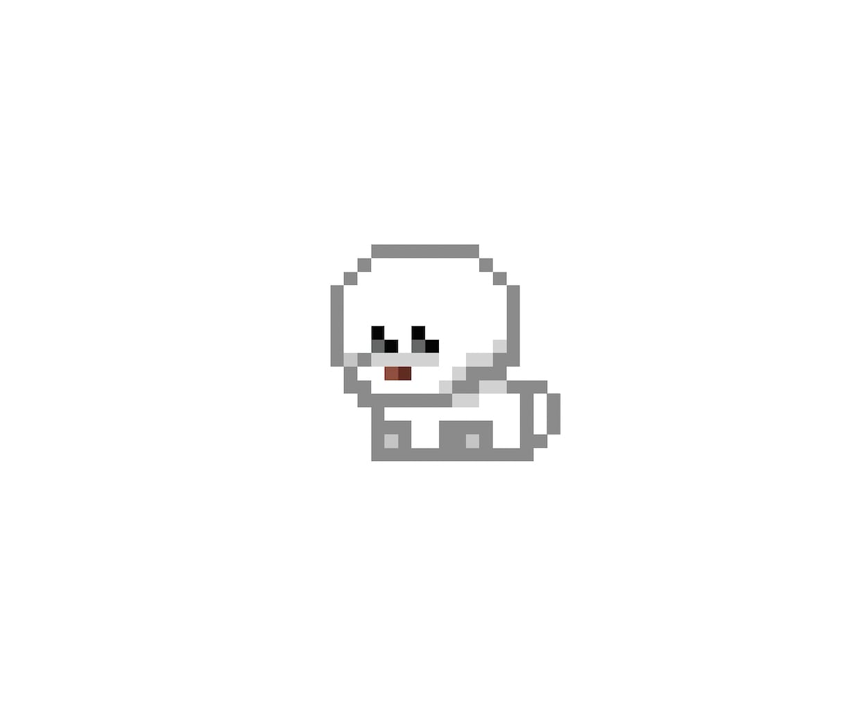 ペットをゲームのような8bit風ドット絵にします 可愛いゲームキャラ風にデフォルメ！GIFで動かす事もOK！ イメージ4