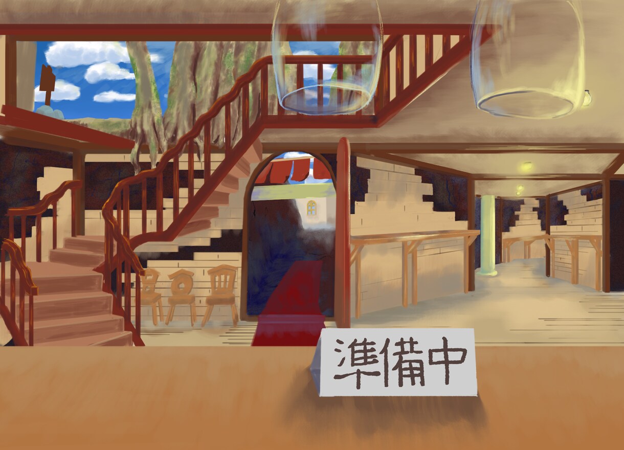 アニメ風の背景・風景画描きます 背景美術を学んだ私がPhotoshopで鮮やかに描きます！ イメージ4