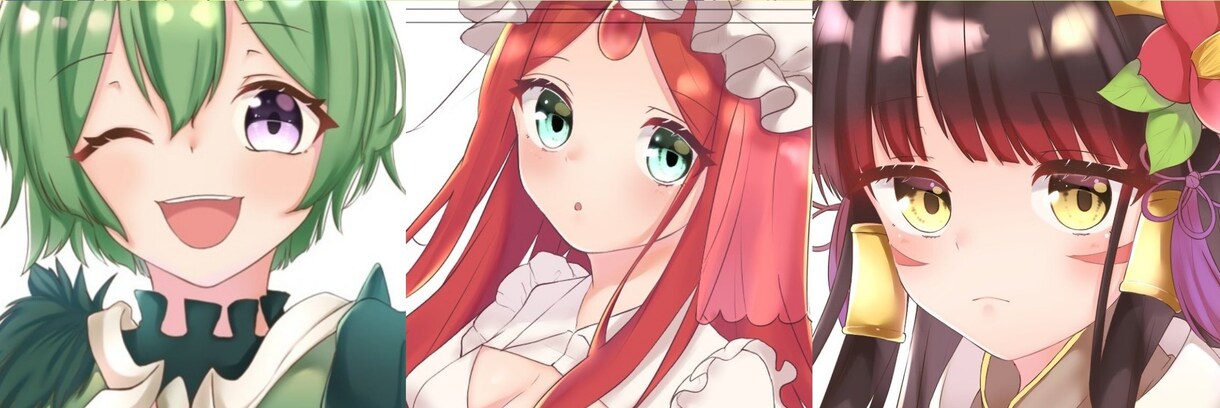 かわいい萌イラスト描きます アイコン、ヘッダーだけではなくサムネイルや立ち絵なども！ イメージ7