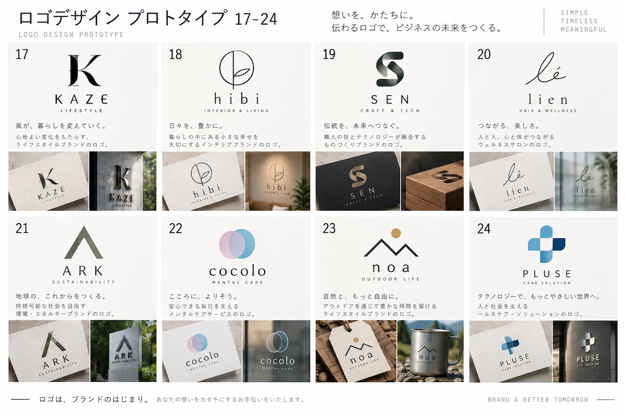 商品・ブランドのためのロゴデザインを制作します メーカー経験のあるデザイナーが制作 イメージ3