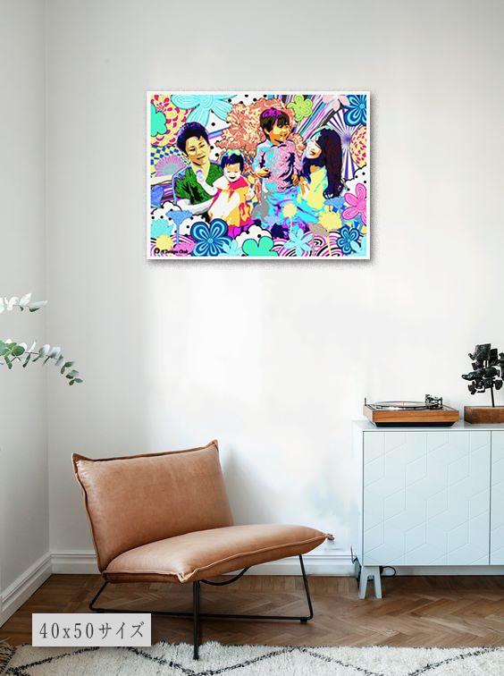 超似顔絵】ハイセンスなデジタル似顔絵提供します オシャレでクールでかっこいいデザイン！贈り物に人気！ イメージ8