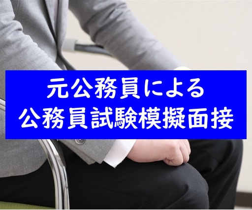 公務員試験の模擬面接を行います 元公務員が本番に近い面接評価シートを使って指導します！ イメージ1