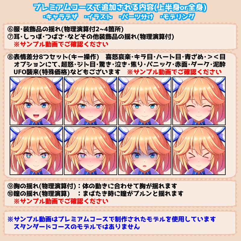 Vtuberのイラストからモデリングまで制作します 高品質Vtuberをイラストからモデリングまで一括おまかせ！ イメージ6