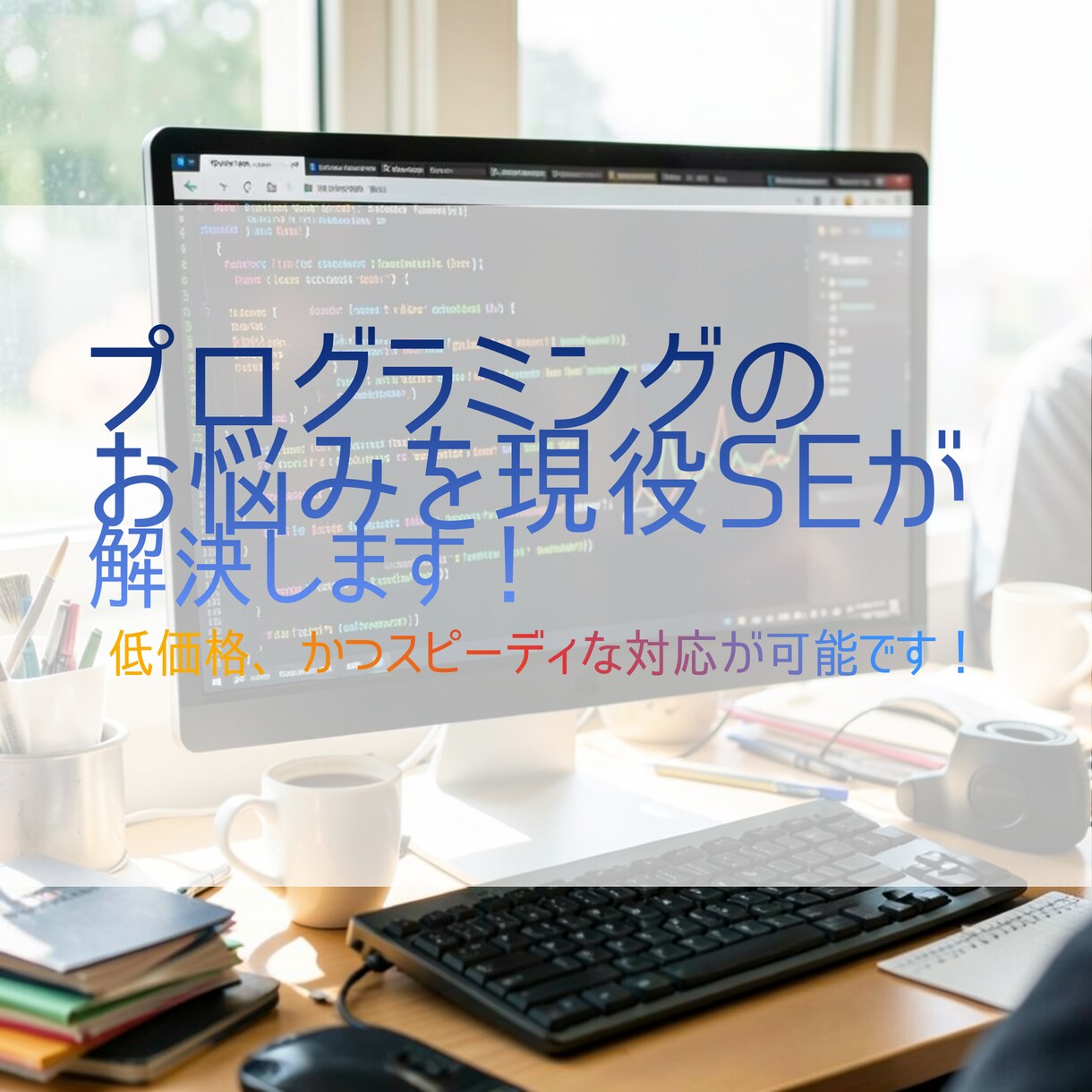 Java・C#の不具合解消を現役SEが承ります エラー解決から機能追加まで、現役SEがAIを駆使し迅速対応！ イメージ1