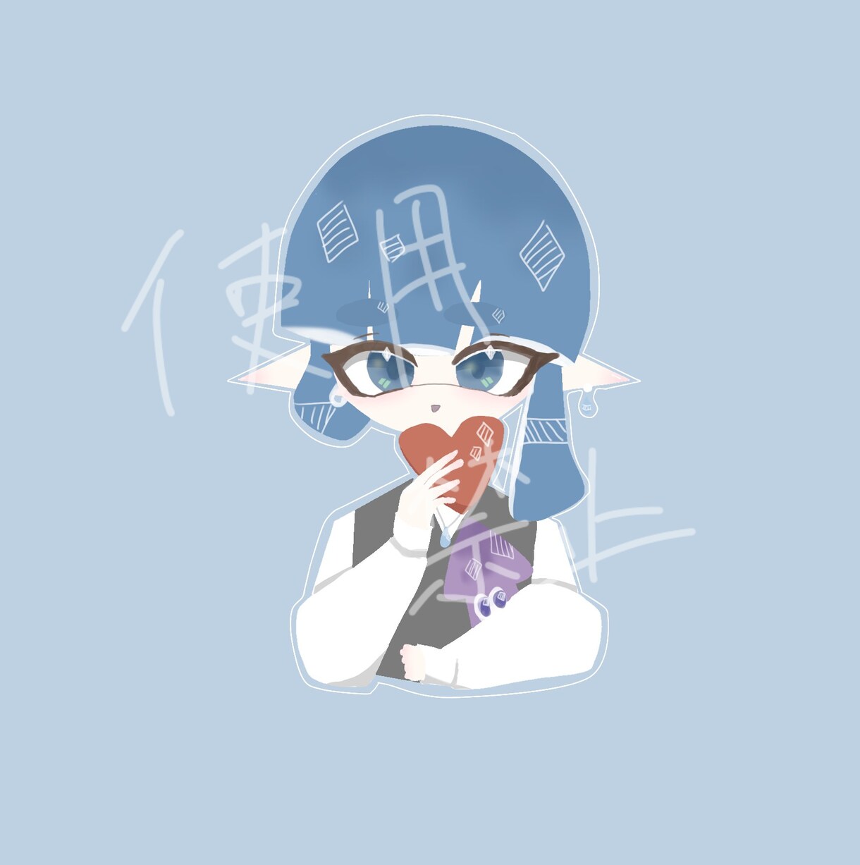 SNSなどのアイコンに使用出来るイラストを描きます クオリティは周りより低いがお値段がとても安い イメージ2