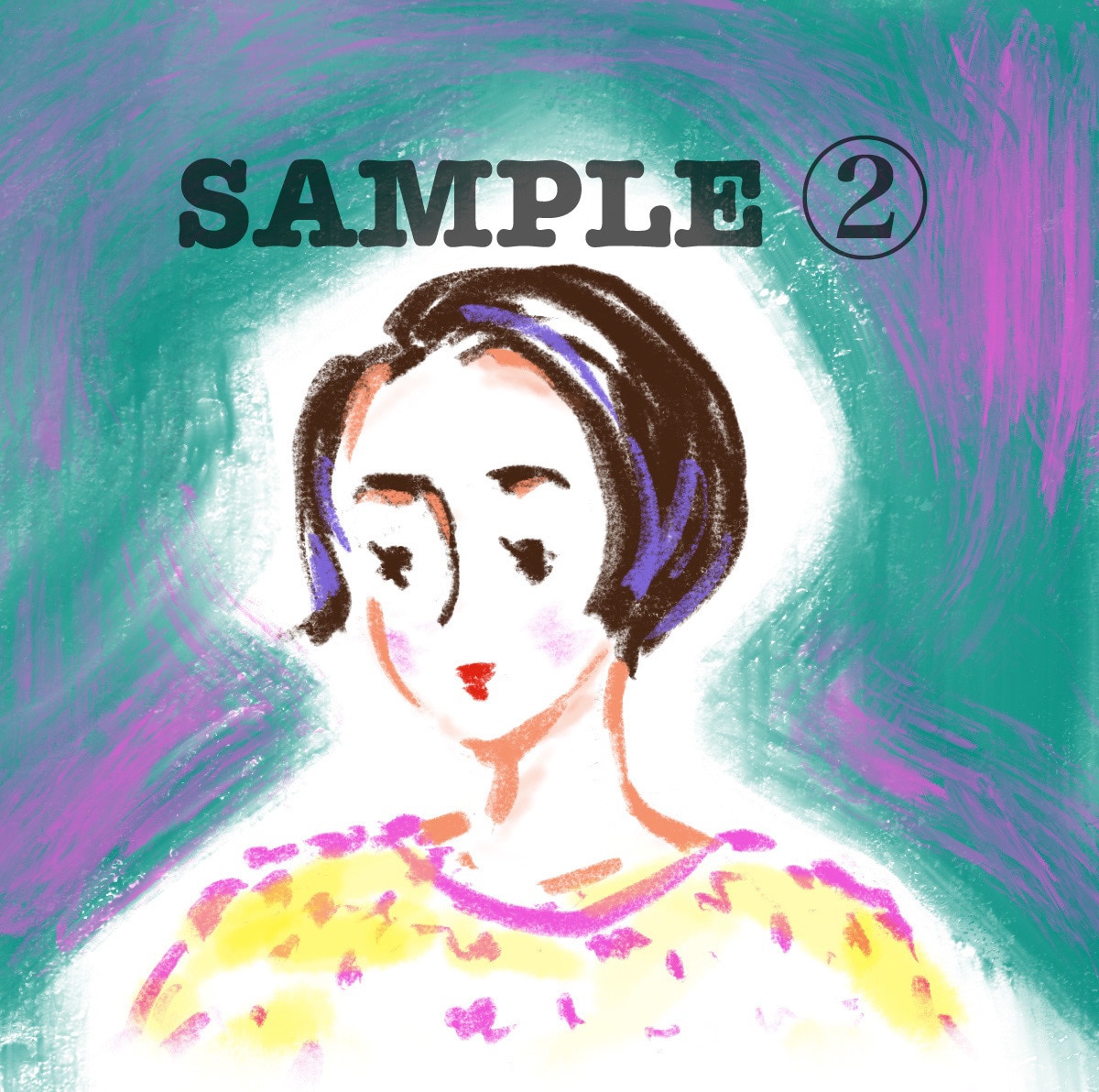 ラフスケッチ風のイラスト、アイコン描きます SNSアイコンや名刺などにご活用下さい♪ イメージ2