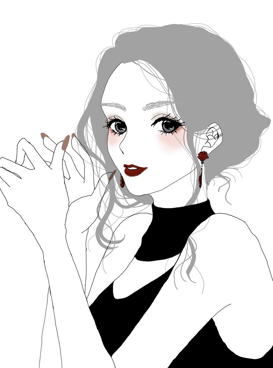 大人かわいいシンプルイラスト描きます シンプルで使いやすい大人かわいいイラスト描きます イメージ3