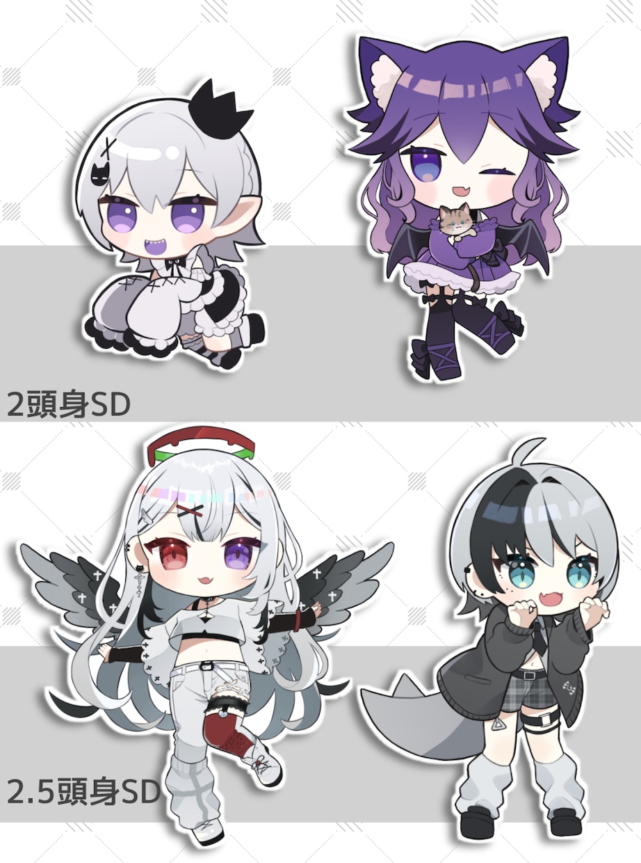 企業実績多数！SDキャラを描きます 可愛いミニキャラを制作します！ イメージ8
