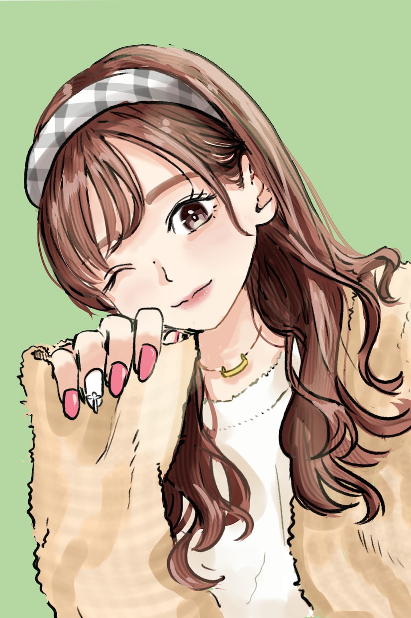 SNSアイコンのイラスト等製作します 可愛い似顔絵イラストをSNSのアイコンにしてみませんか？ イメージ2