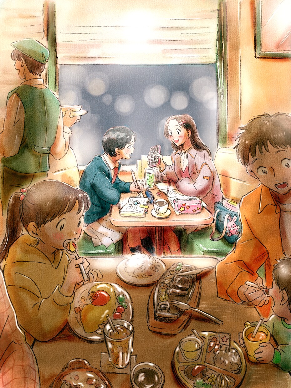 書籍表紙やMV用に!一枚絵の作成をいたします 背景込みの優しい人物イラストならお任せを イメージ1