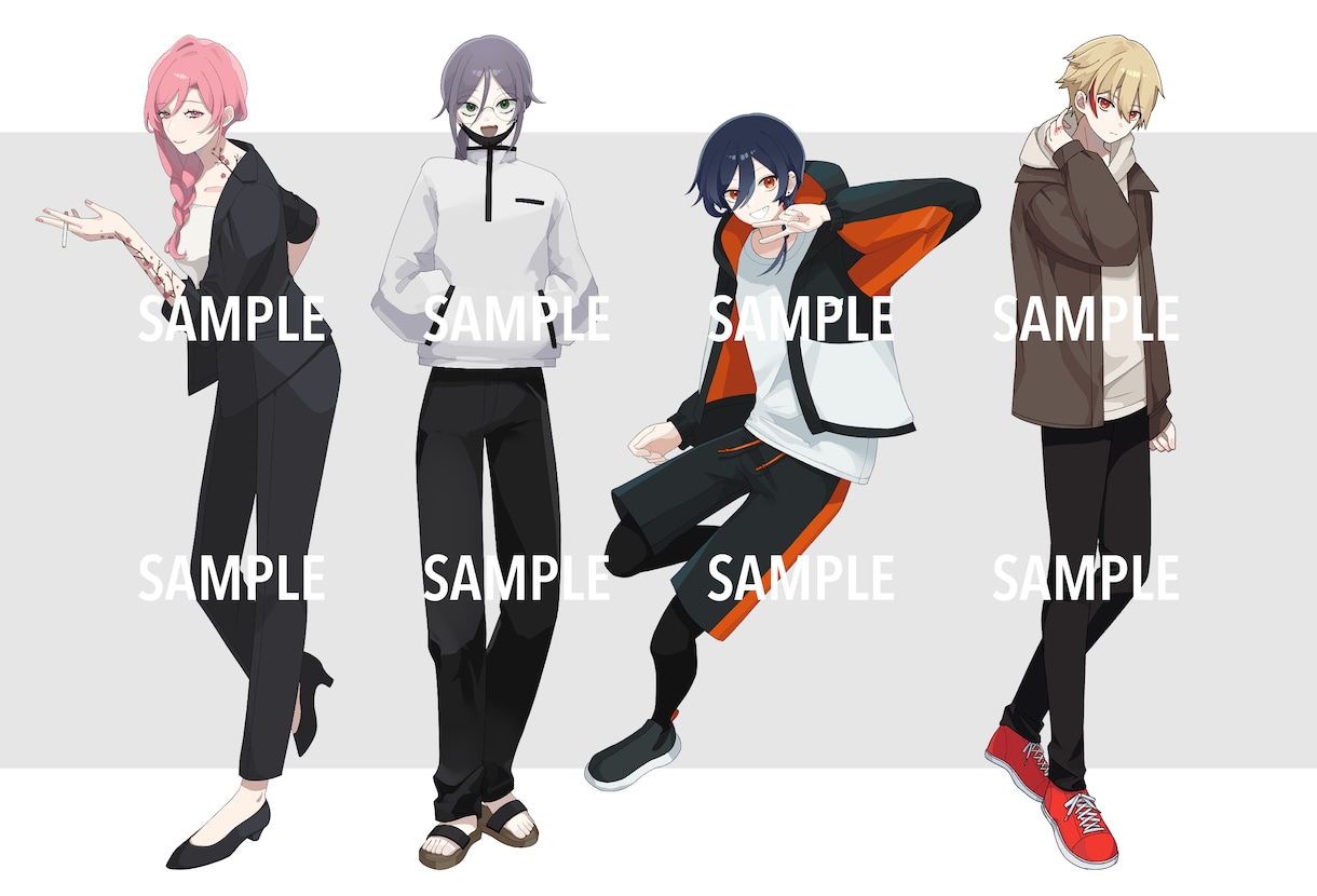 立ち絵制作いたします TRPGやグッズなどに！まずは気軽にご相談ください◎ イメージ8