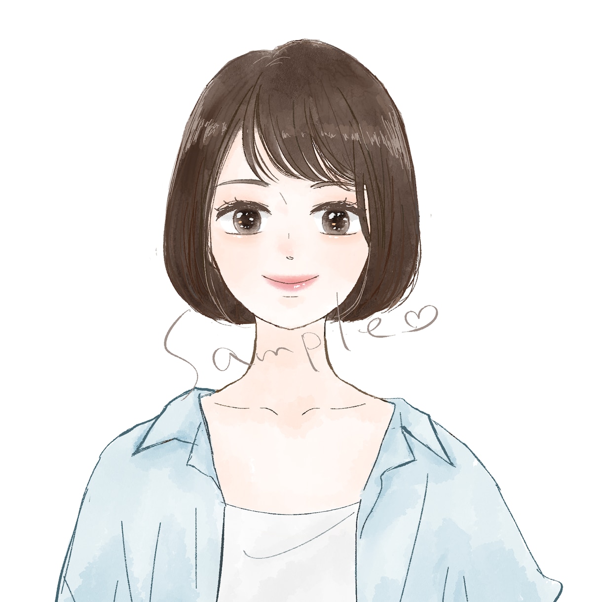 商用利用可▷ゆるふわ似顔絵SNSアイコン描きます アイコンや記念日のプレゼントに最適！等身イラスト イメージ7