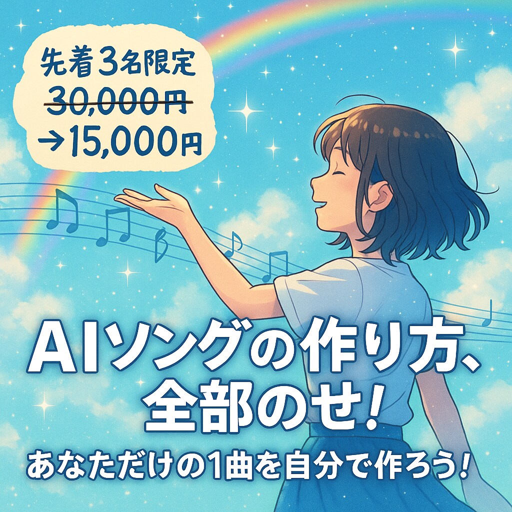 オリジナルソングの作り方、すべて教えます いま流行りのAIソング。ご自分で作ってみませんか？ イメージ1