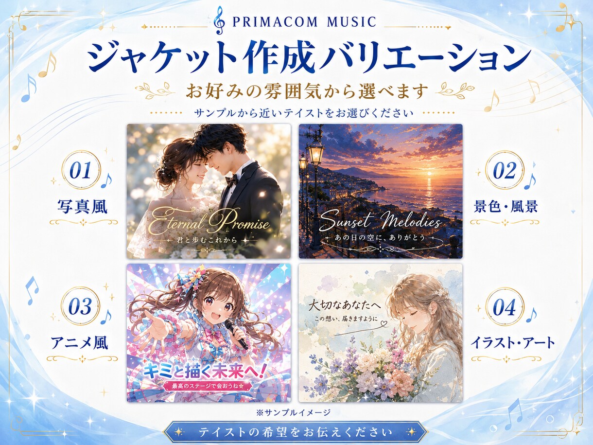 結婚式用の感動オリジナルソングを制作します お二人の思い出やご家族への感謝を、歌詞とメロディにしてお届け イメージ3