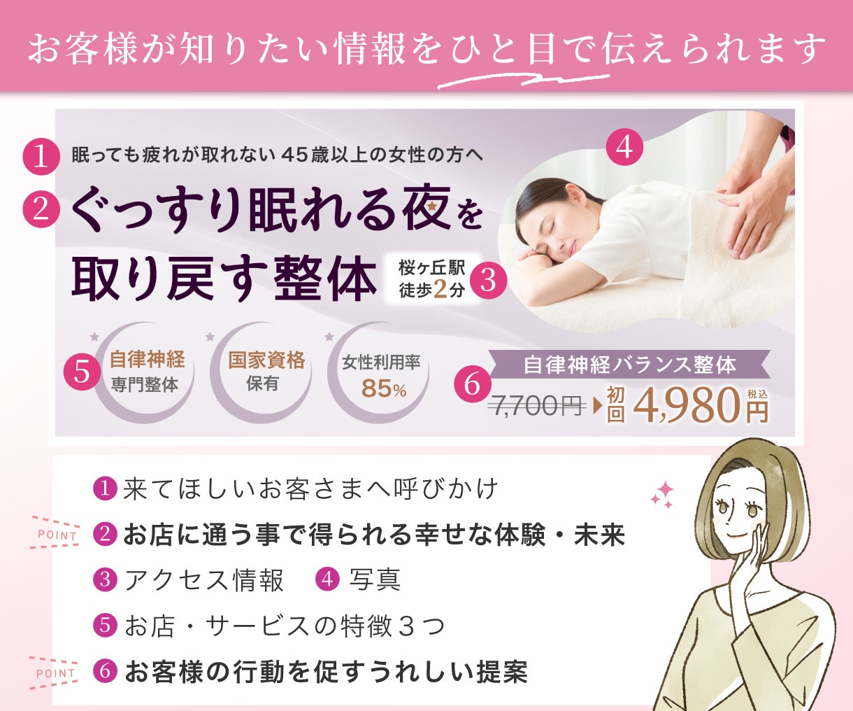 インスタから予約・購入につながる固定画像を作ります フォローしたくなるインスタプロフィールへ イメージ7