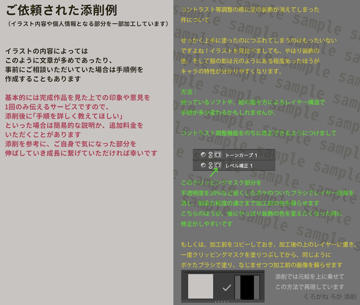あなたのイラストの良い所&気になる所を添削します 他人から見てどう感じるのかが知りたい方へ イメージ3