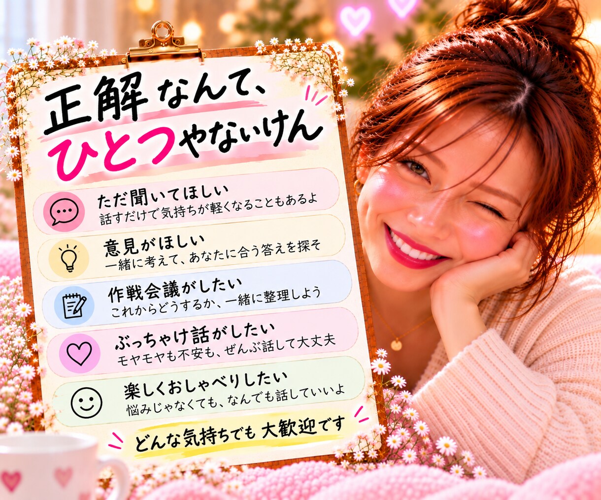 男心・女心の本音代弁♡博多弁で恋愛相談しちゃいます 【女友達目線でぶっちゃけ】相手の本音を暴いて次の一手へGO！ イメージ7
