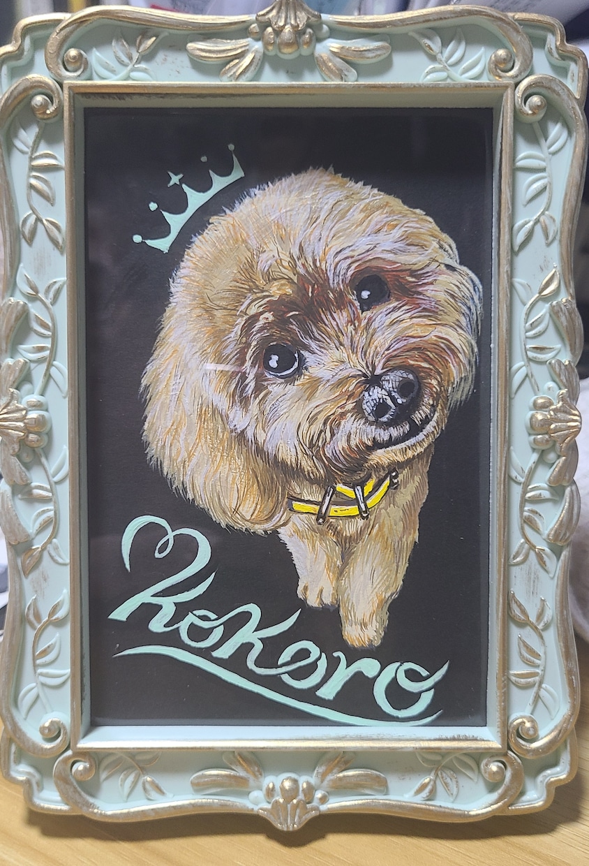 プロ歴30年の絵師が本格アクリル画を制作します 愛犬・愛猫の命の輝きをキャンバスに。温もりある手描き肖像画。 イメージ2