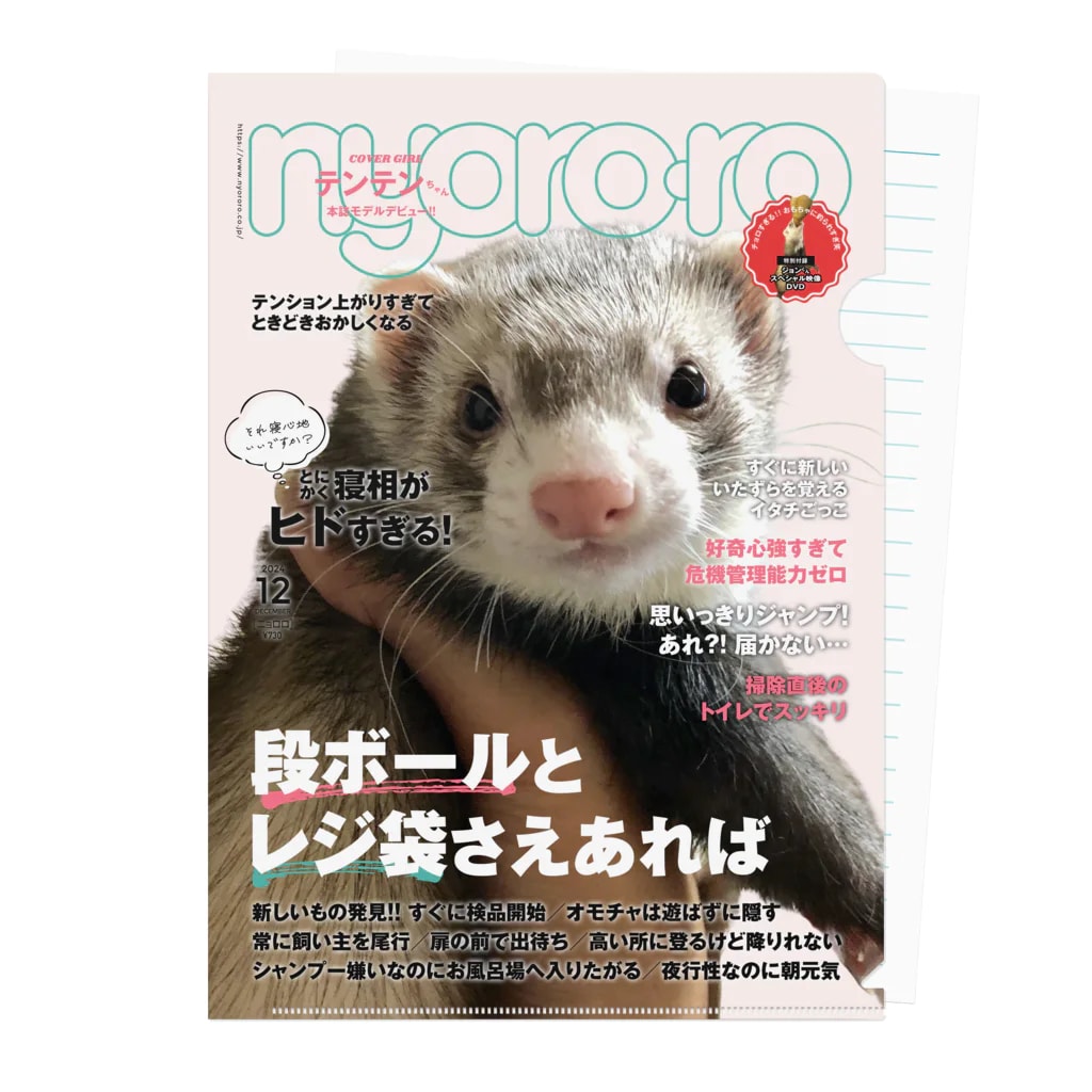 ファッション雑誌の表紙っぽいクリアファイル作ります とっておきの写真であなたのペットを雑誌デビューさせよう！ イメージ2