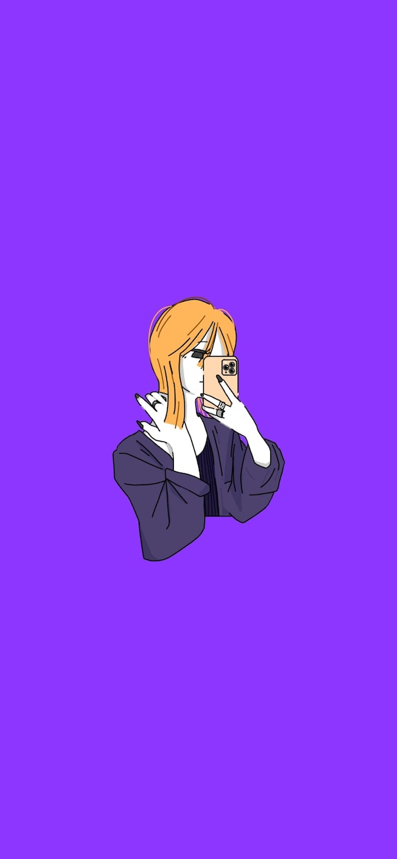シンプルなイラストを作成します スマホカレンダーや壁紙にどうぞ！ イメージ2
