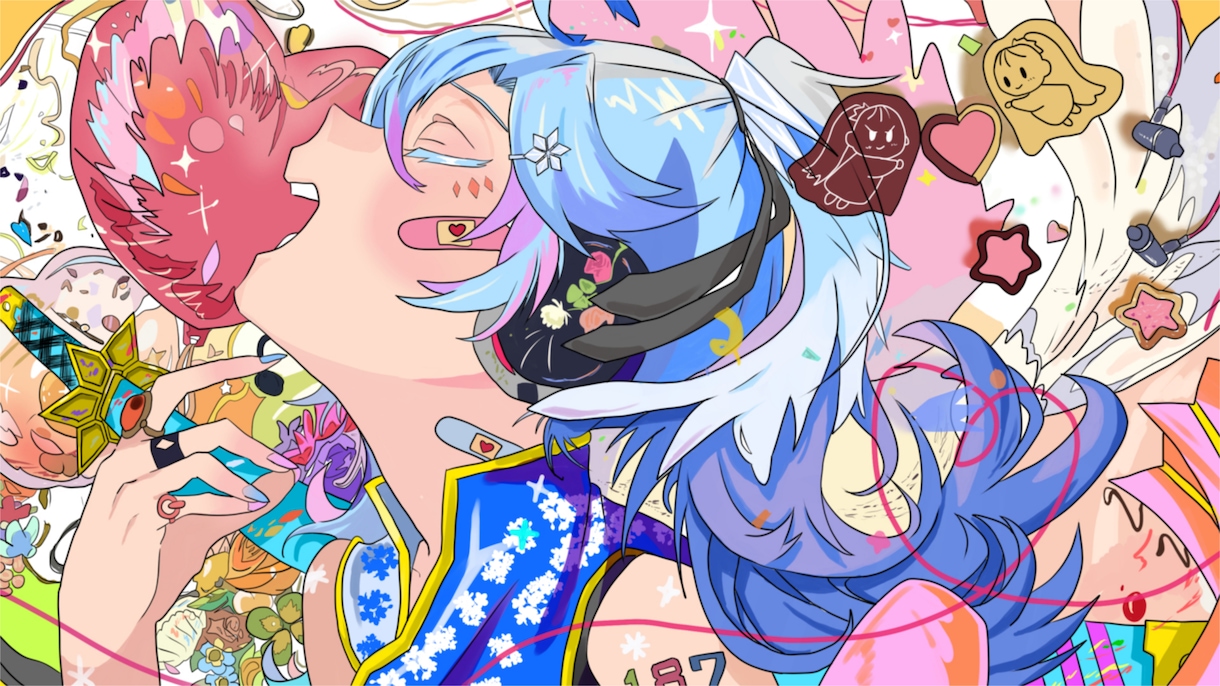 サムネ栄えするイラストを提供します 一ひねりした構図に着目!視聴者の目を惹きます! イメージ1