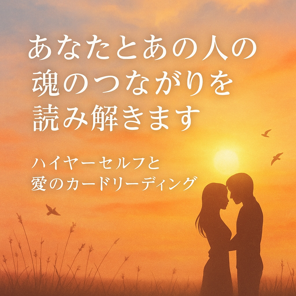 気になる人との魂のつながりを読み解きます ハイヤーセルフとカードから愛のメッセージをお届け イメージ1