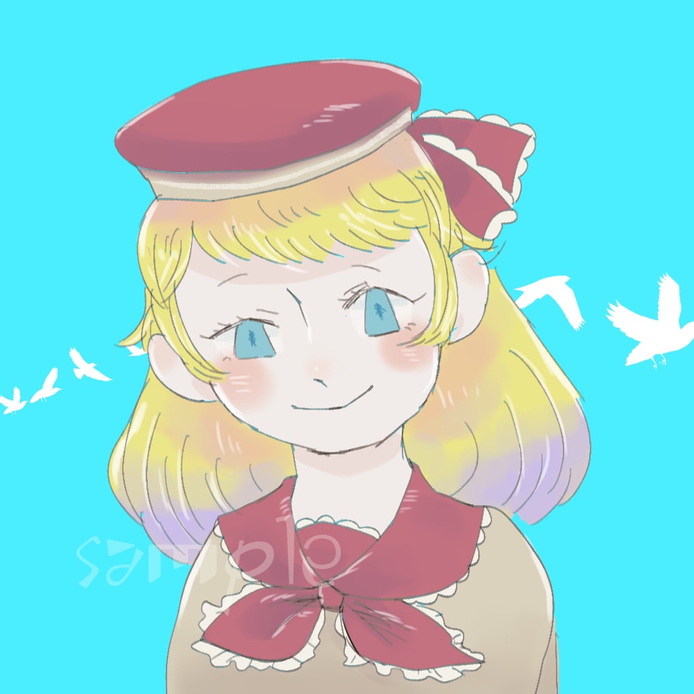 アイコン、ヘッダー作成します かわいい雰囲気のアイコン、ヘッダー用イラスト描きます イメージ5
