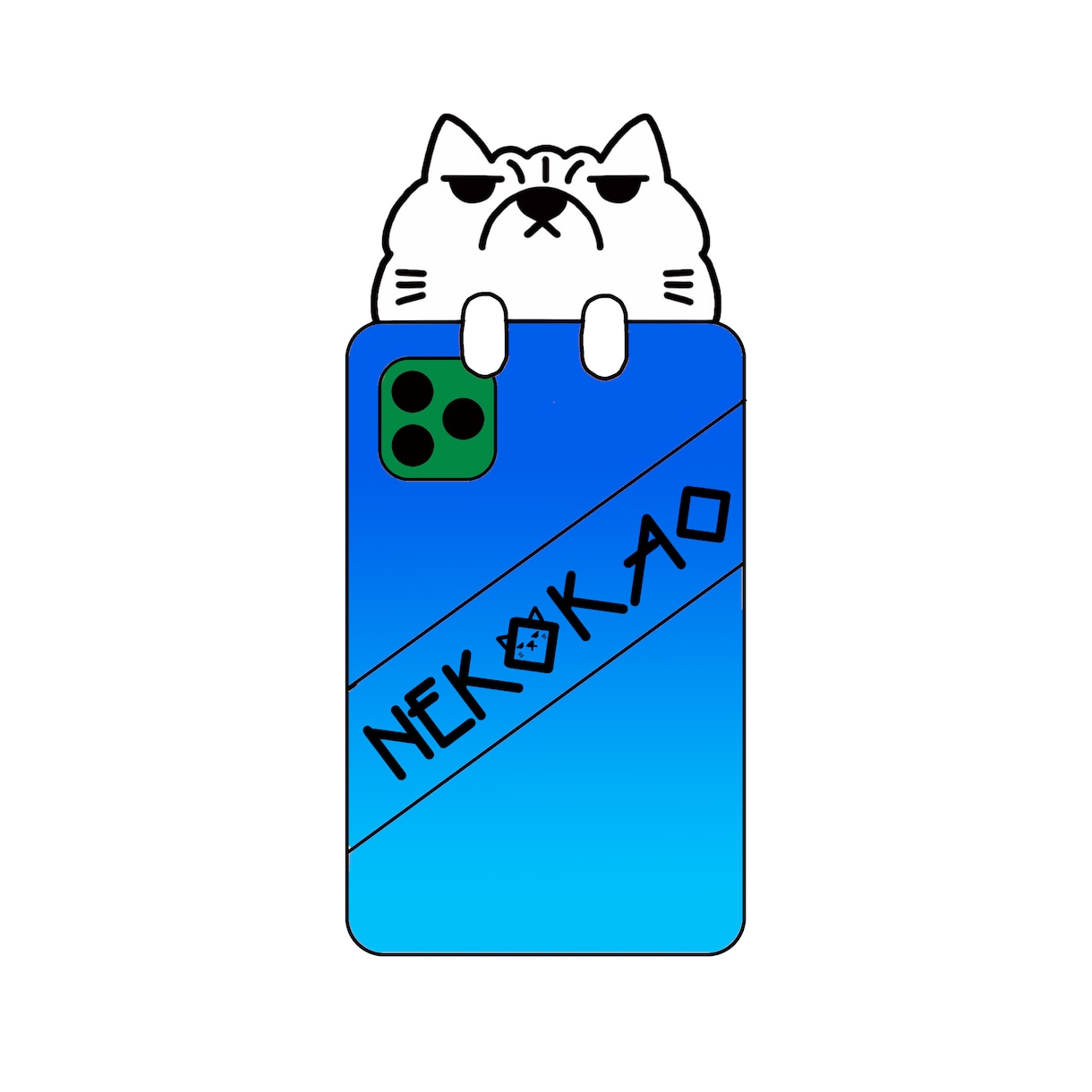シンプルな猫のイラストを描きます 猫を中心に色鉛筆画やアイコンを描きます！ イメージ5