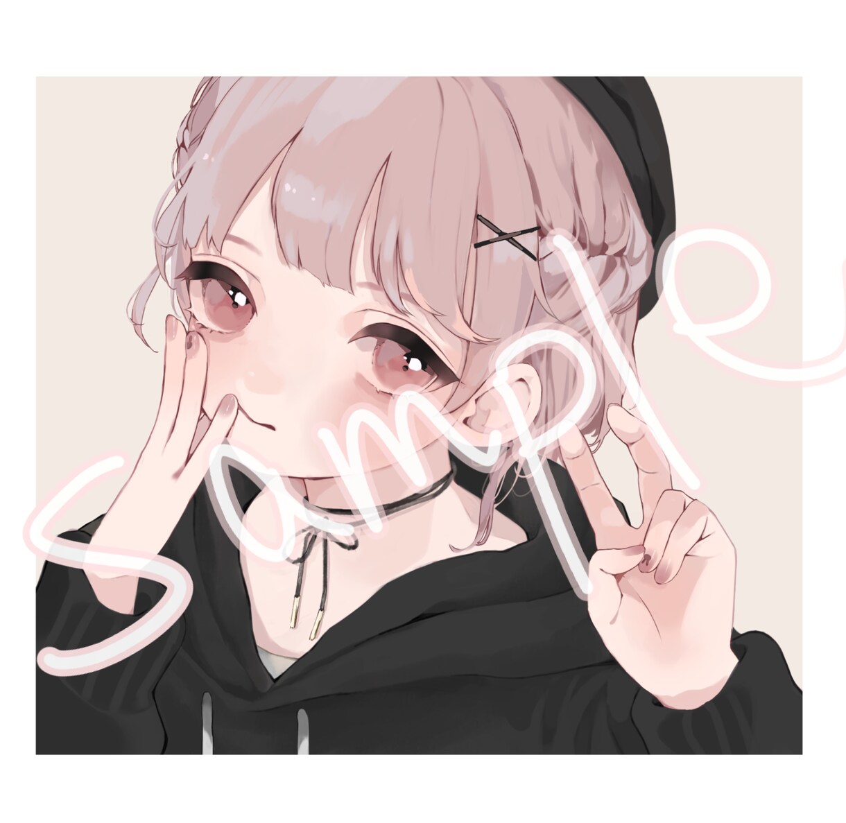 アイコンイラスト等描きます かわいい・童顔・中性的なイラストが得意です。 イメージ2