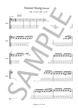 ボーカル ベース ドラム 採譜して楽譜を作成します フルも追加料金なし 演奏音源付き イメージ1