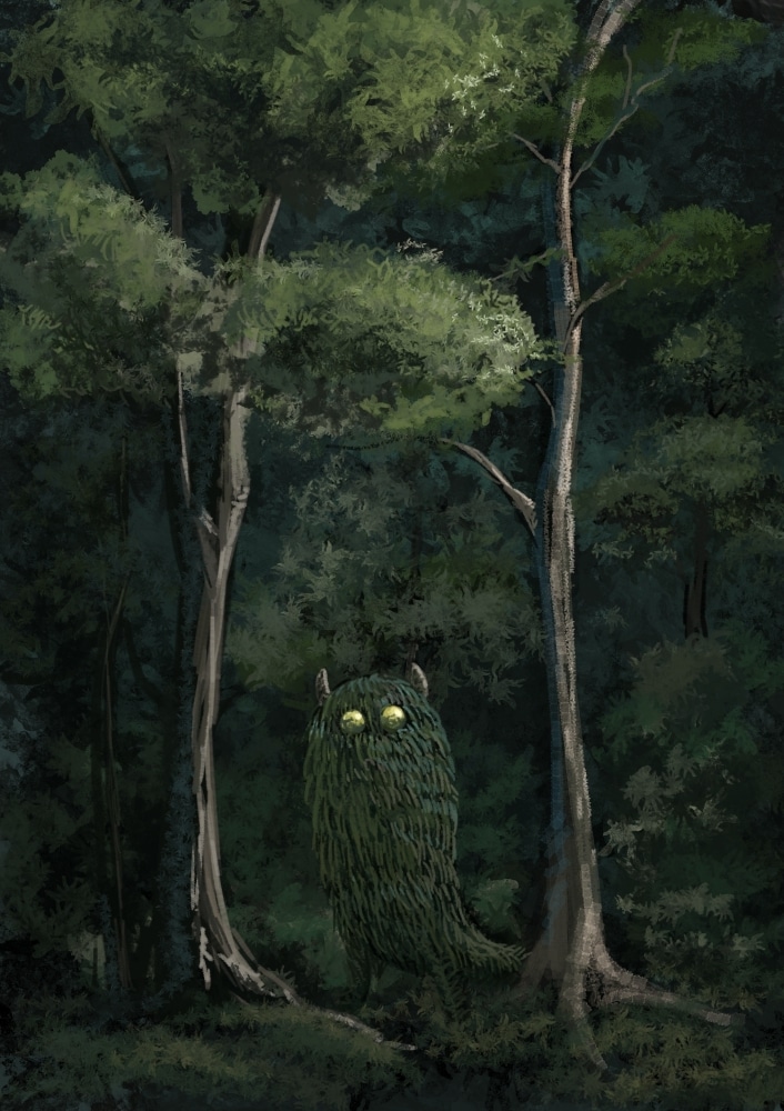 自然、幻想的、ファンタジー背景、風景描きます 古びた建物や怪しい生き物、排他的な空間も イメージ3