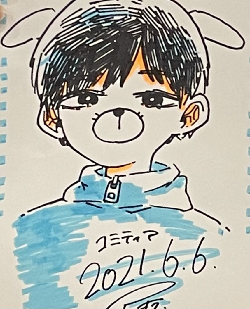漫画風ゆるふわの似顔絵を描きます お気に入りの服や季節によって仮装したりのイラストを描きます イメージ2
