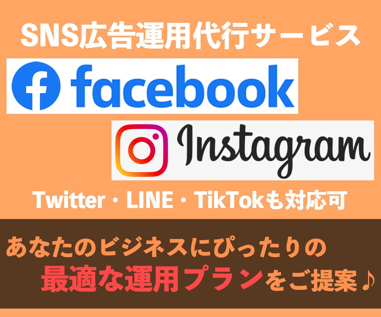 Web広告のプロがSNS広告の運用代行をします あなたのビジネスに合った最適な運用をご提案！ イメージ1